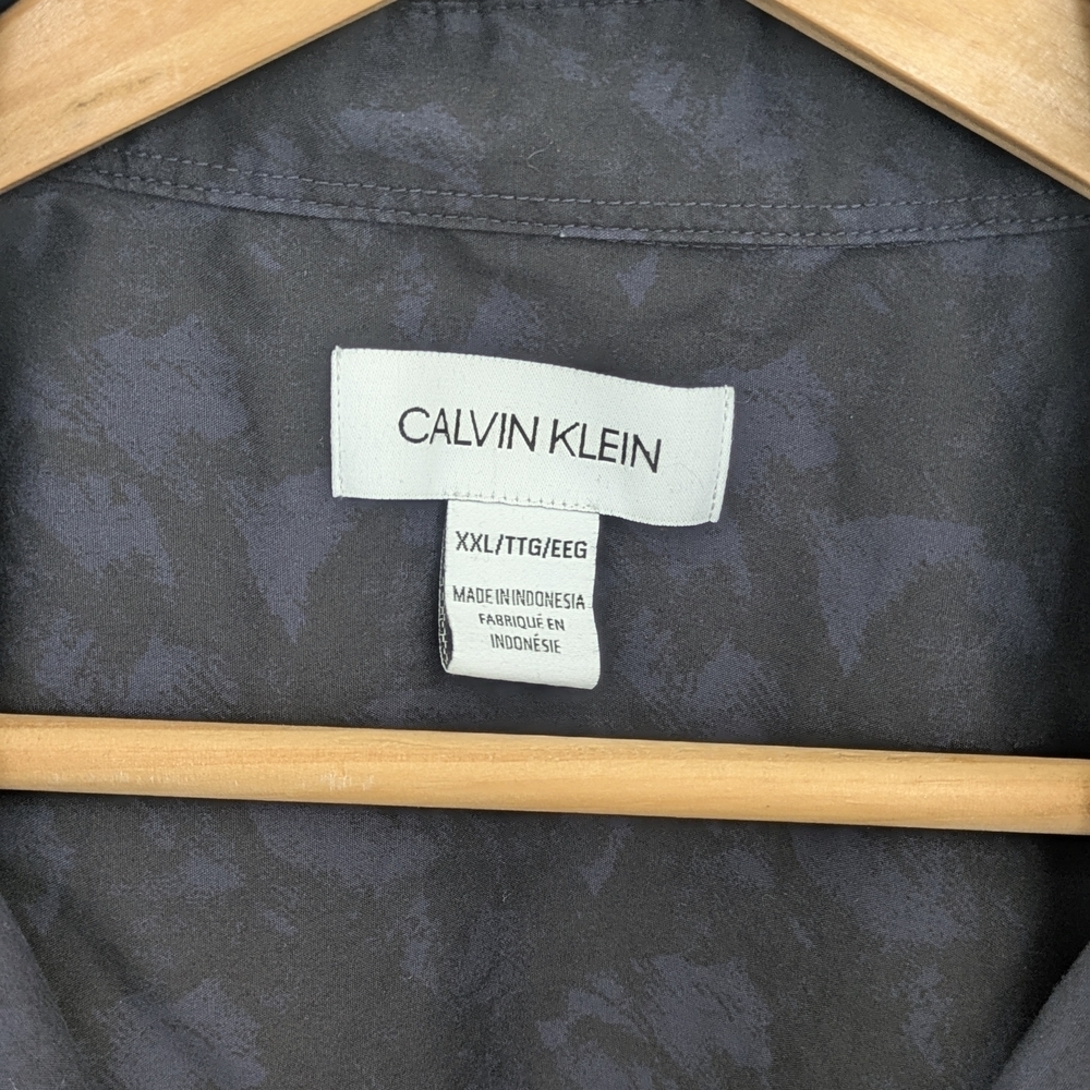 Calvin Klein Black Casual Button Down Shirt - Picture 4 of 7